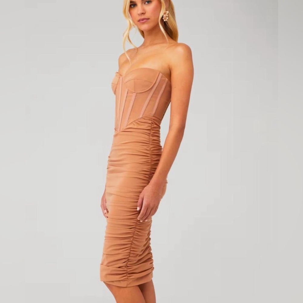 Bardot Lithium Mesh Midi Dress